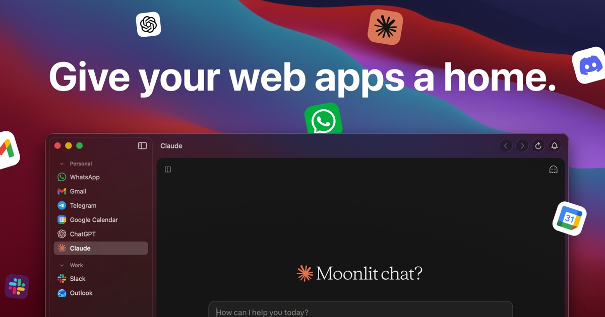 I built a free, open-source Mac app to give my web apps a proper home, and it's now on the App Store